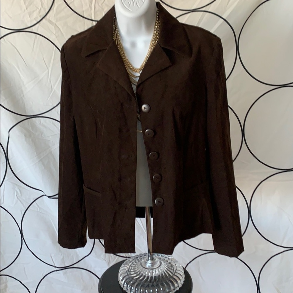 Vintage brown velvet jacket/blazer